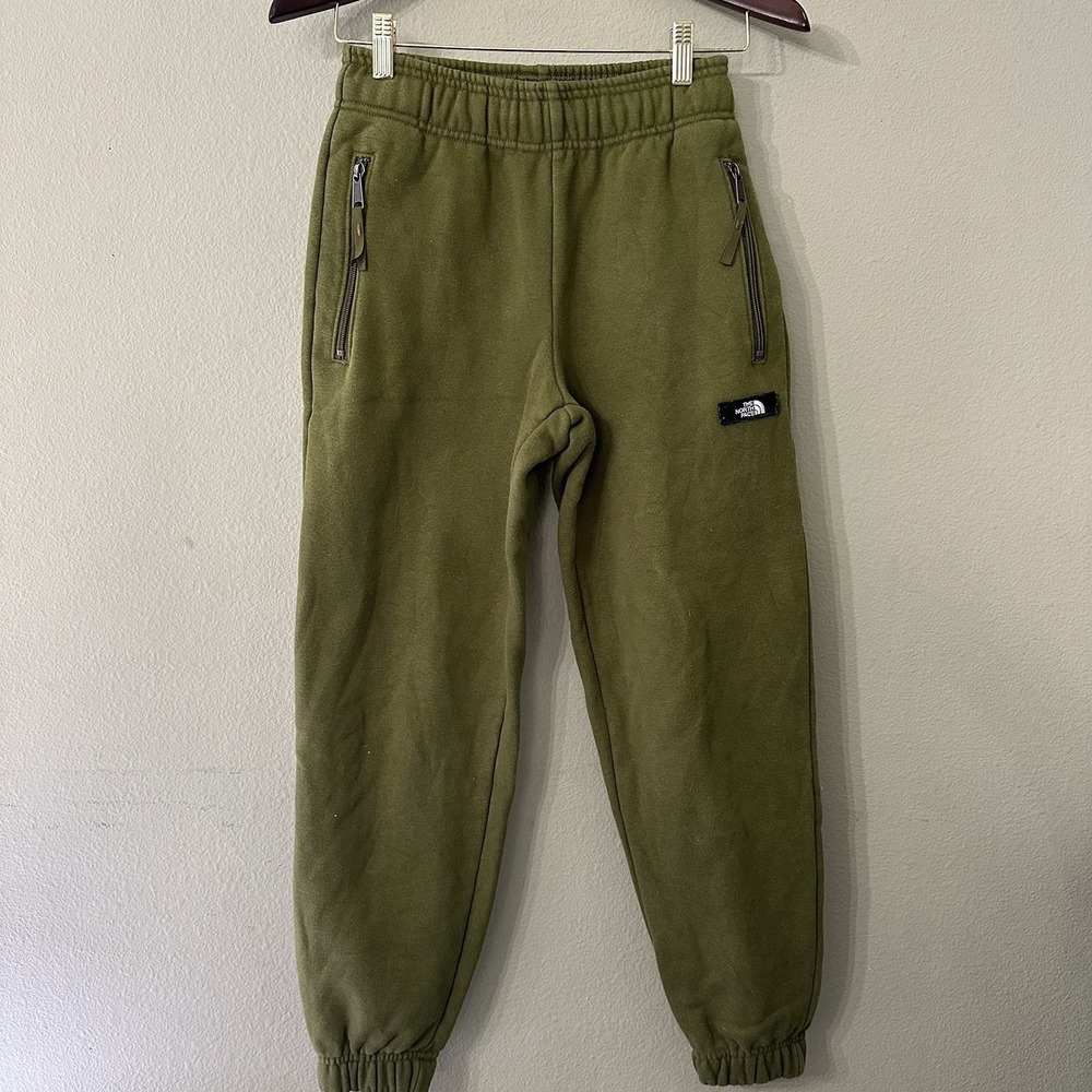 The North Face Olive Green Fleece Joggers